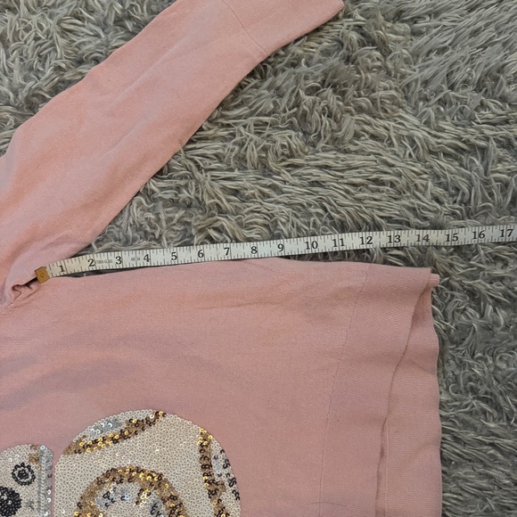 Gap Pink Star Wars R2D2 Sequin Long Sleeve Sweater - Picture 3 of 7